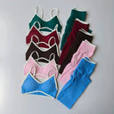Seamless 2Pcs Legging Sets High Waist Breathable