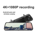 4K Mirror Dash Cam for Safe Driving