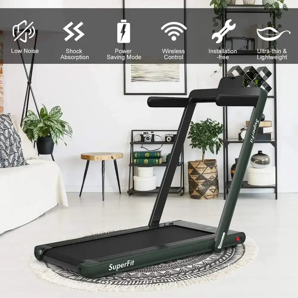2-in-1 Portable Treadmill and Walking Pad for Home and Office Use: Walk, Jog, Run, and Exercise Under Desk