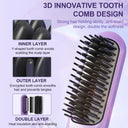 Cordless Electric Hair Brushes Straightener Brush Styler