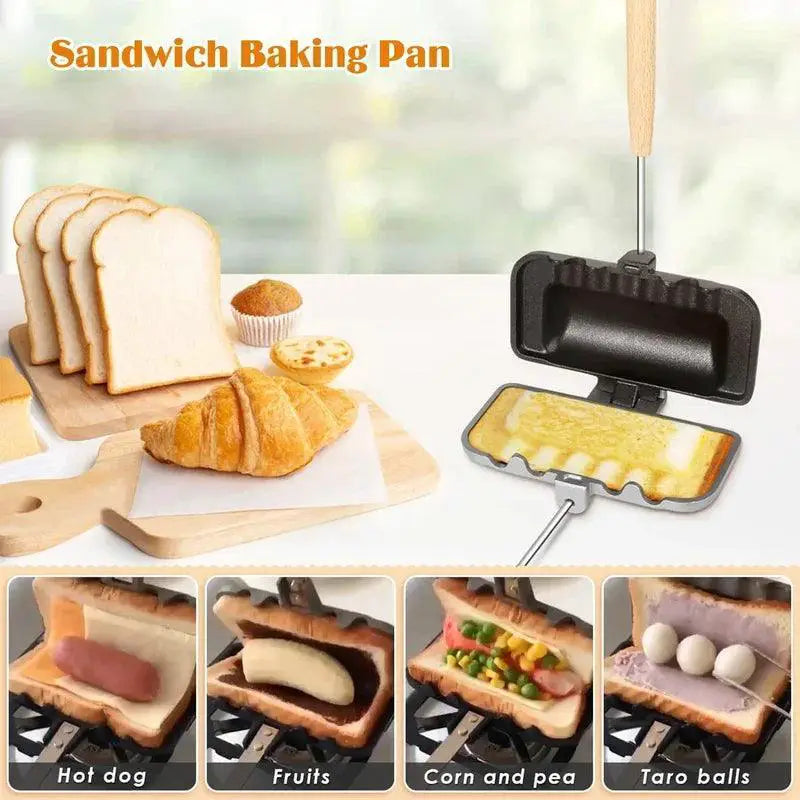 Double Sided Nonstick Sandwich Press for Easy Sandwiches