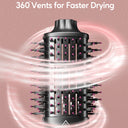 KIPOZI Hot Air Brush 4 in 1 Comb Reduces Frizz Curls