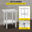 Commercial Stainless Steel Work Table