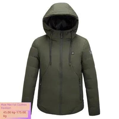 Men's Cotton Padded Down Jacket For Maximum Warmth And Style