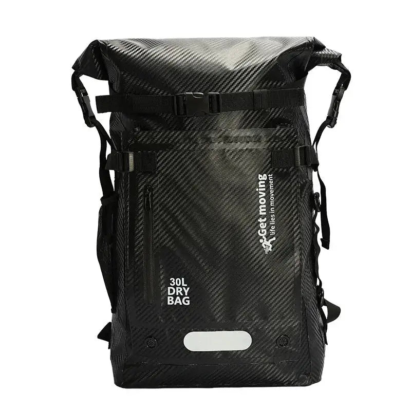 30L Waterproof backpack, travel backpack storage bag, sports outdoor bag, beach swimming waterproof bag, dry wet separation