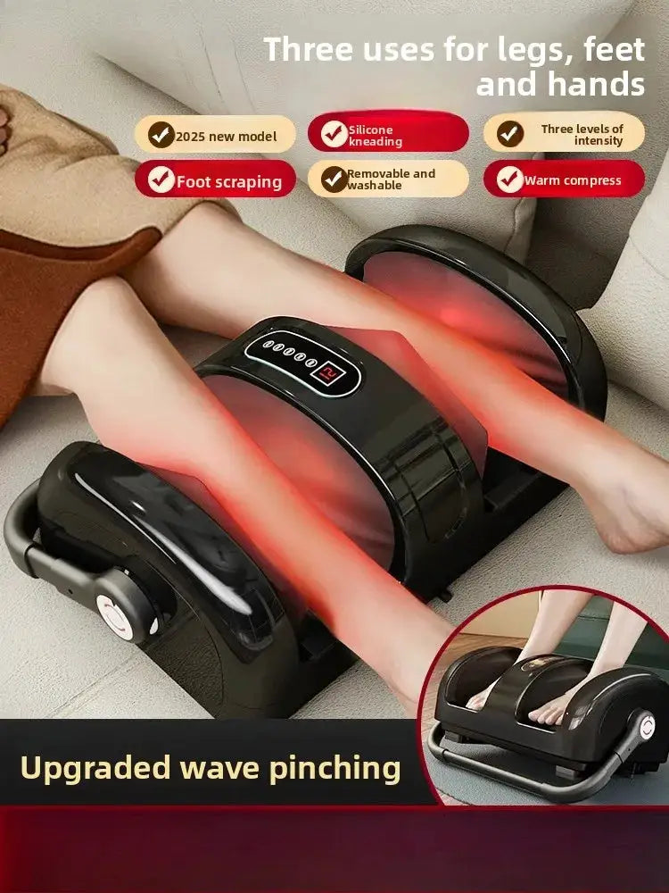 Fully Automatic Calf & Foot Massager, Kneading Massage Machine for Calf Muscle and Soles Relief