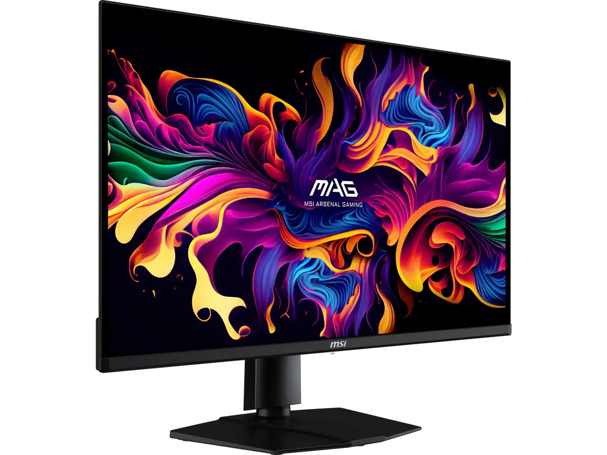 MSI 32" (31.5" viewable) UHD 4K 165Hz with AMD FreeSync Premium Pro 0.03ms HDR400 USB-C OLED Gaming Computer Monitor with Height Adjustable, Pivot, Swivel & Tilt stand MAG 321UP QD-OLED