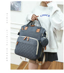 USB Mummy Bag Diaper Bag Backpack Waterproof Large Capacity