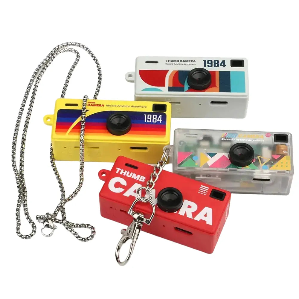 Retro Thumb Keychain Action Camera — product view 1