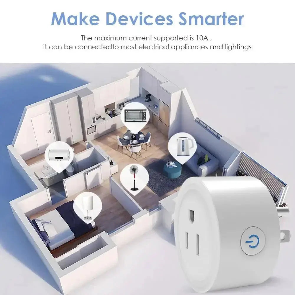 Smart WiFi Plug With Remote For Alexa And Google Home