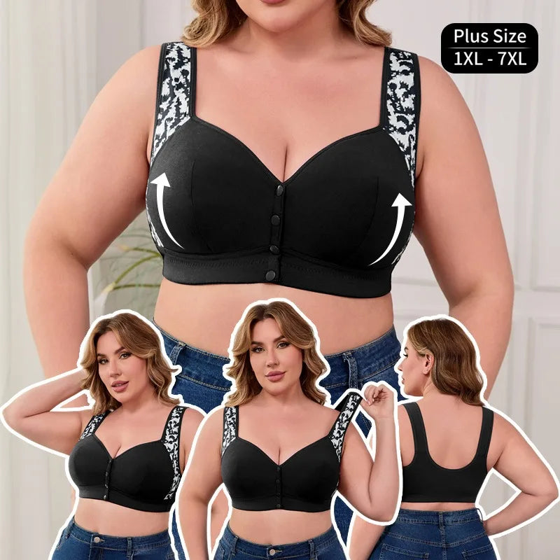 Plus Size Soft Seamless Bra