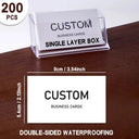 Custom Matte Business Cards 200PCS