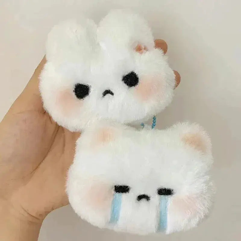 Cartoon Plush Rabbit Doll Keychain Cute Bag Pendant Charm