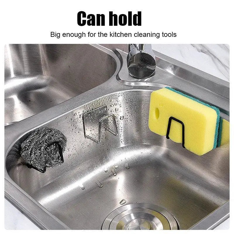 Stainless Steel Sink Sponge Holder For Kitchen And Bath