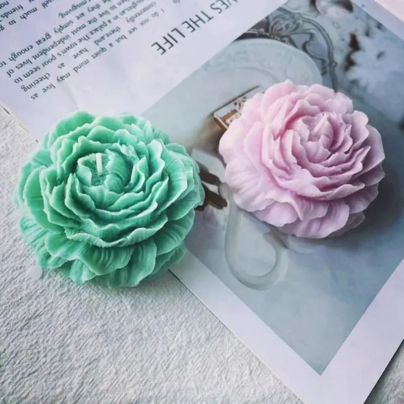 Large Peony Silicone Mold Creative Flower Soap Kit