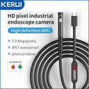 KERUI WiFi Endoscope Camera with Dual Lens and LED Lights