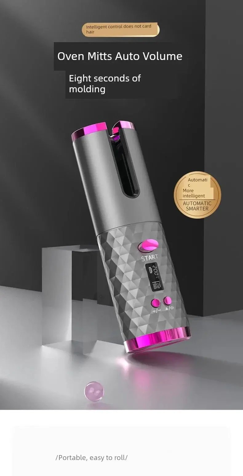 Wireless USB Hair Curler Automatic Curling Tool Gift - OurLum.com