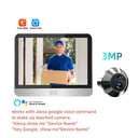Tuya 3MP Wireless Peephole Camera With 4.3 Inch LCD Night Vision See Visitors