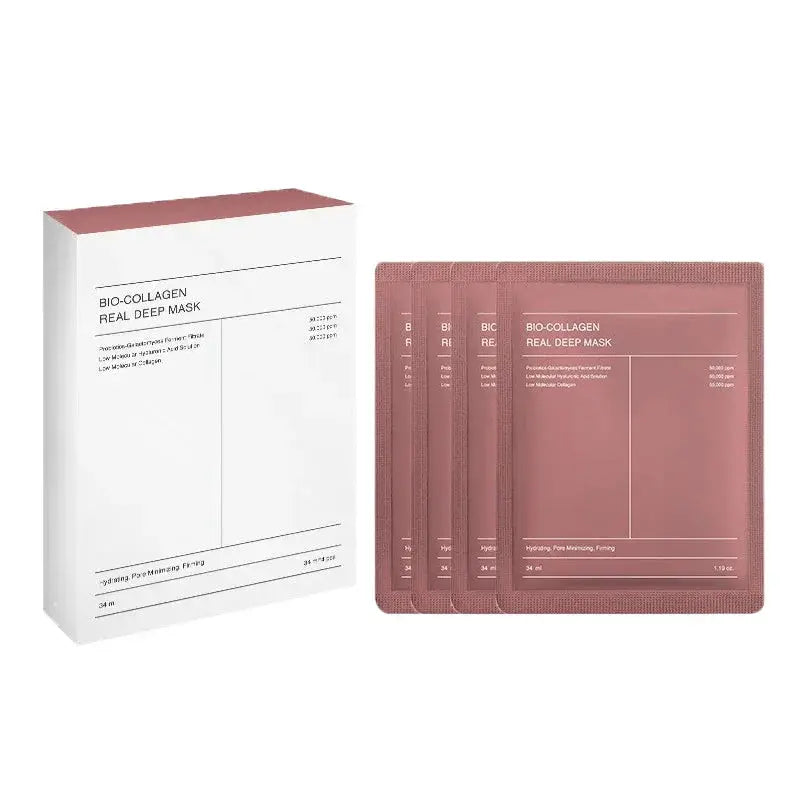 Absorbable Bio Collagen Deep Night Face Mask 4 Pieces Box