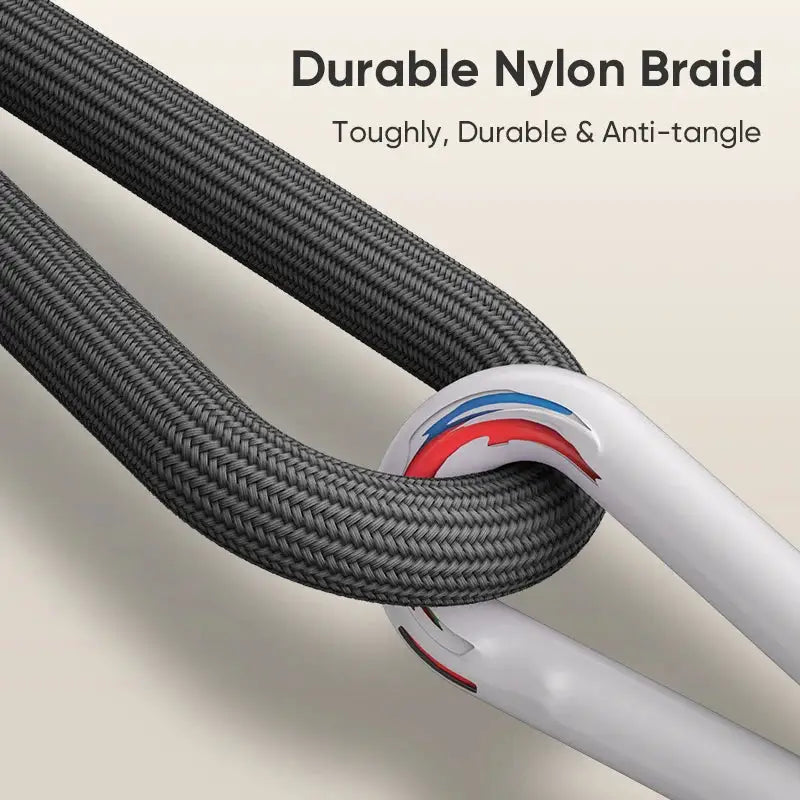 Braided Cable - Zinc Keychain — product view 6