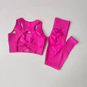 Breathable Quick Dry Sports Bra Set Women Yoga