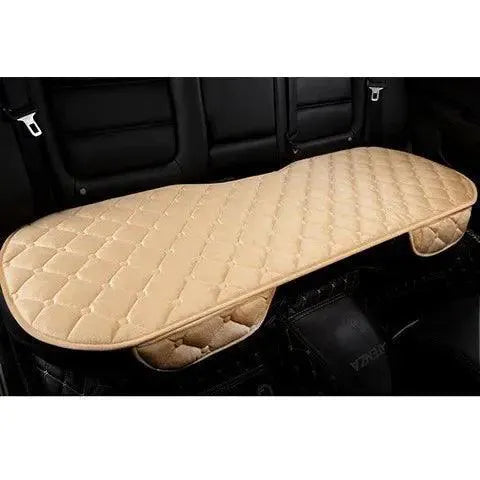 Front And Rear Car Seat Cover Flocking Cloth Non Slip Winter