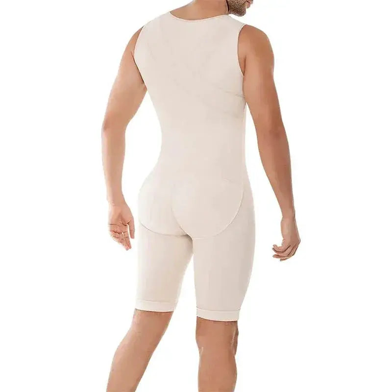 Mens 6XL Tummy Control Shaper Vest Slimming Bodysuit For Men