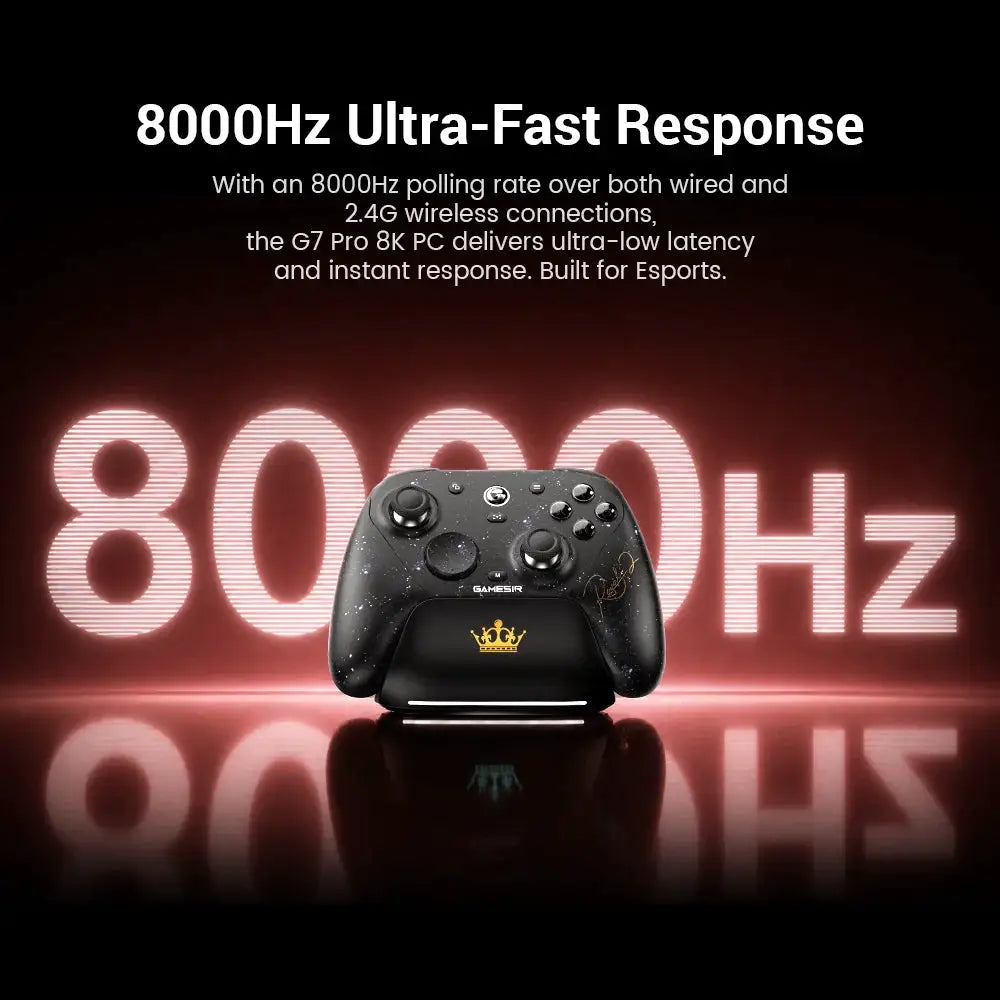GameSir G7 Pro 8K PC Royal2 Edition Wireless PC Controller 8000Hz Polling TMR Stick Hall Trigger PC gaming Gamepad