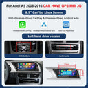 8.9 Inch and 12.3 Inch Audi A5 Car Multimedia Screen 2008-2016 Wireless CarPlay