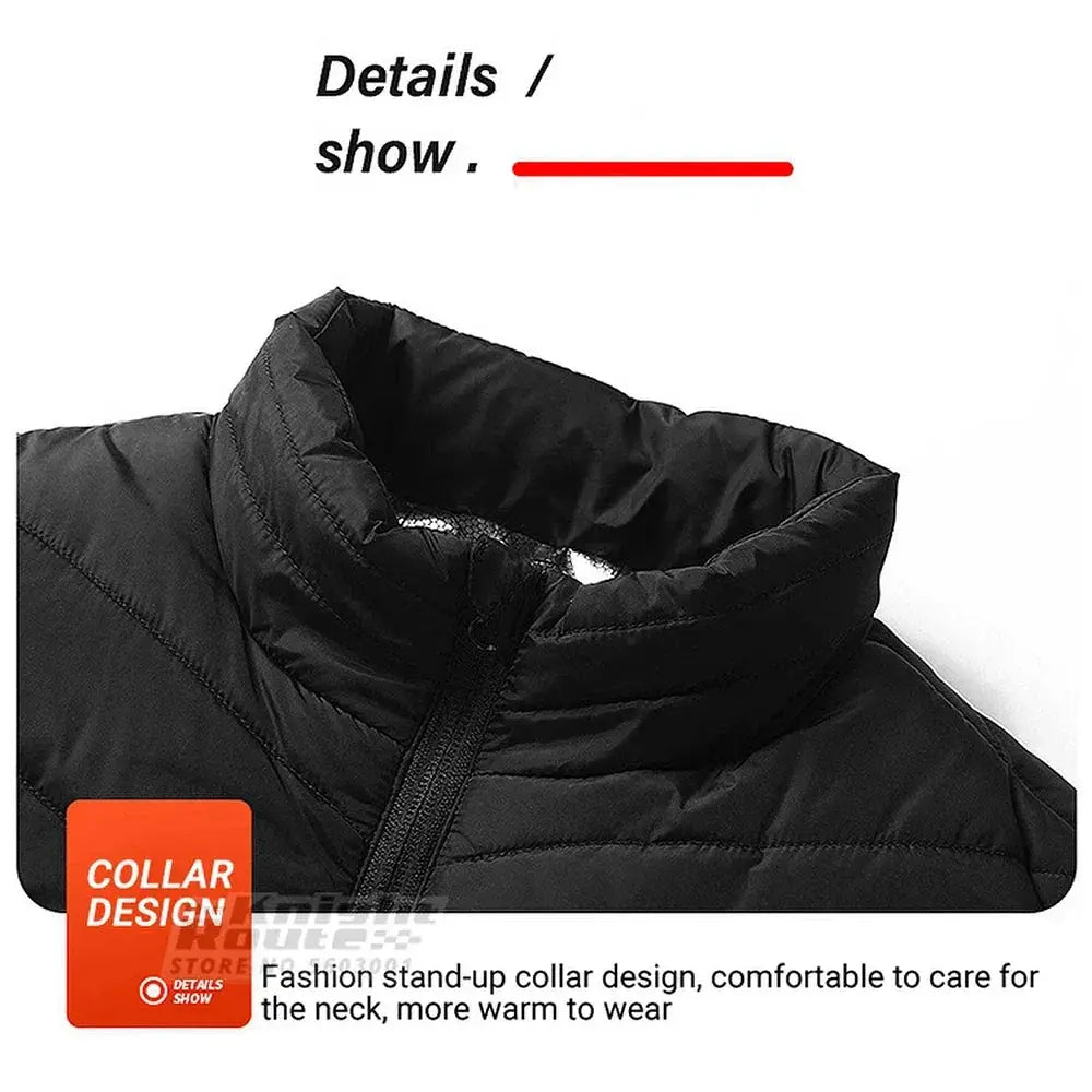 19 Areas Self Heating Vest USB Heated Vest For Men Women