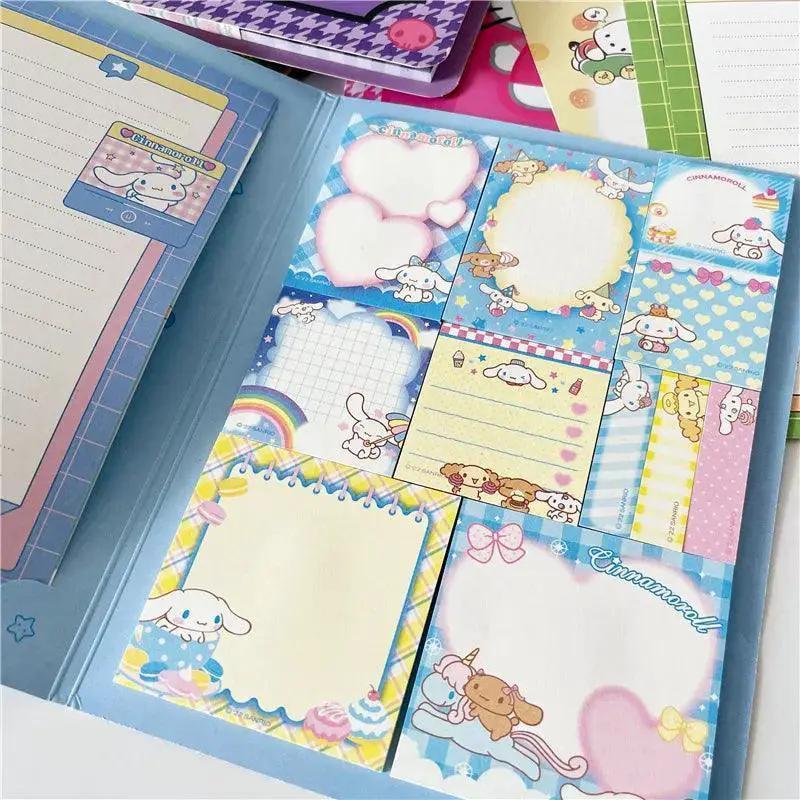 Hello Kitty Notebook Set For Students Charming Stationery
