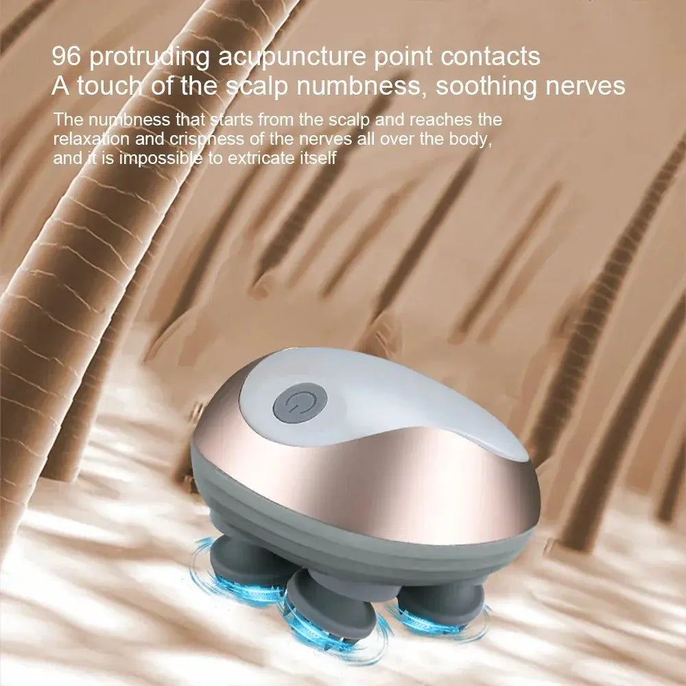 Electric Scalp Massager For Hair Growth Rechargeable
