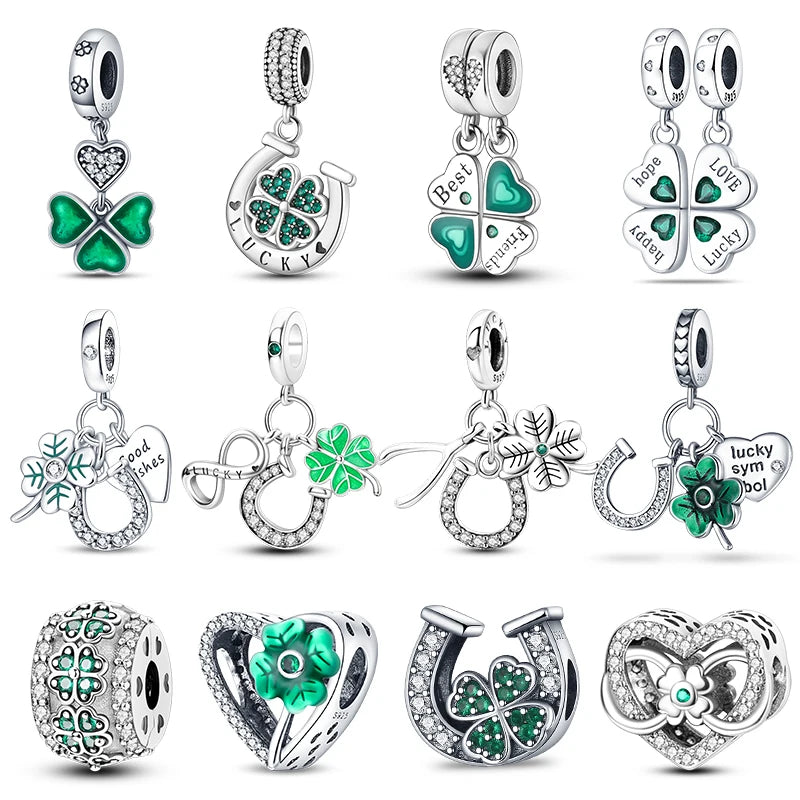 Sterling Silver Lucky Four Leaf