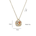 Fashion Retro Lucky Four Leaf Clover Necklace Gift for Women