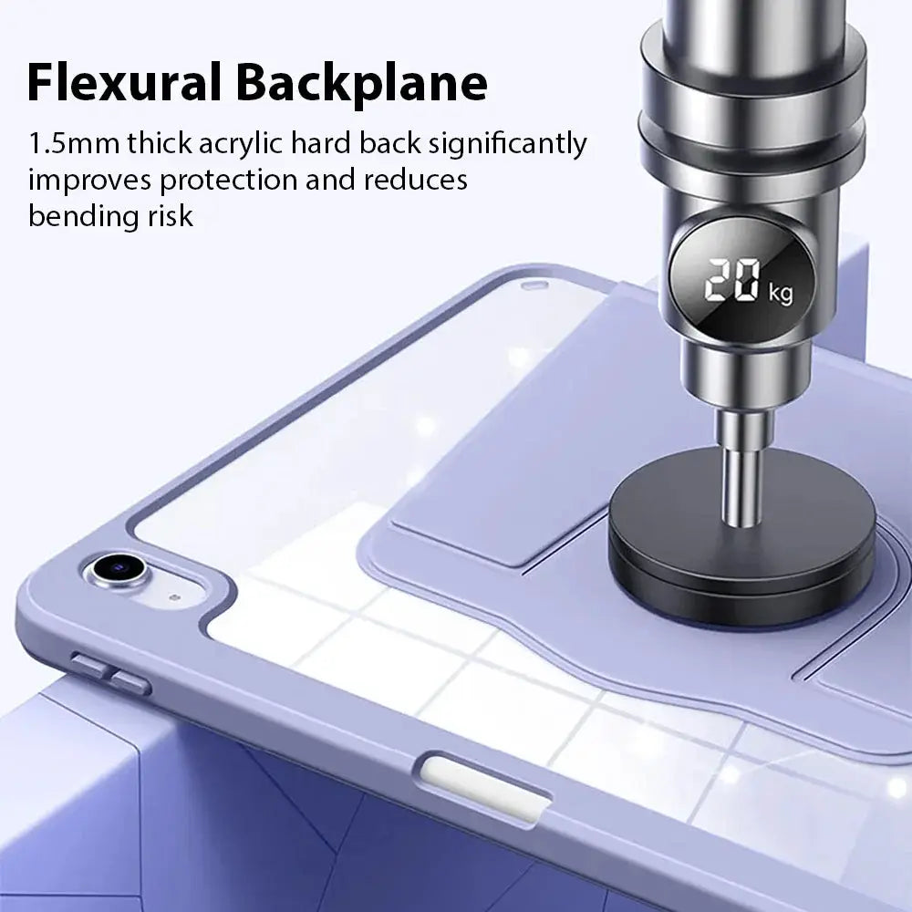 Magnetic Case For iPad Pro 11 12.9 13 2024 360 Rotation