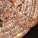 Iced Out Crown Round Medallion