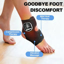 Electric Ankle Massager EMS Foot and Ankle Massager 36 Modes Vibration Ankle Heating Pad for Pain Relief