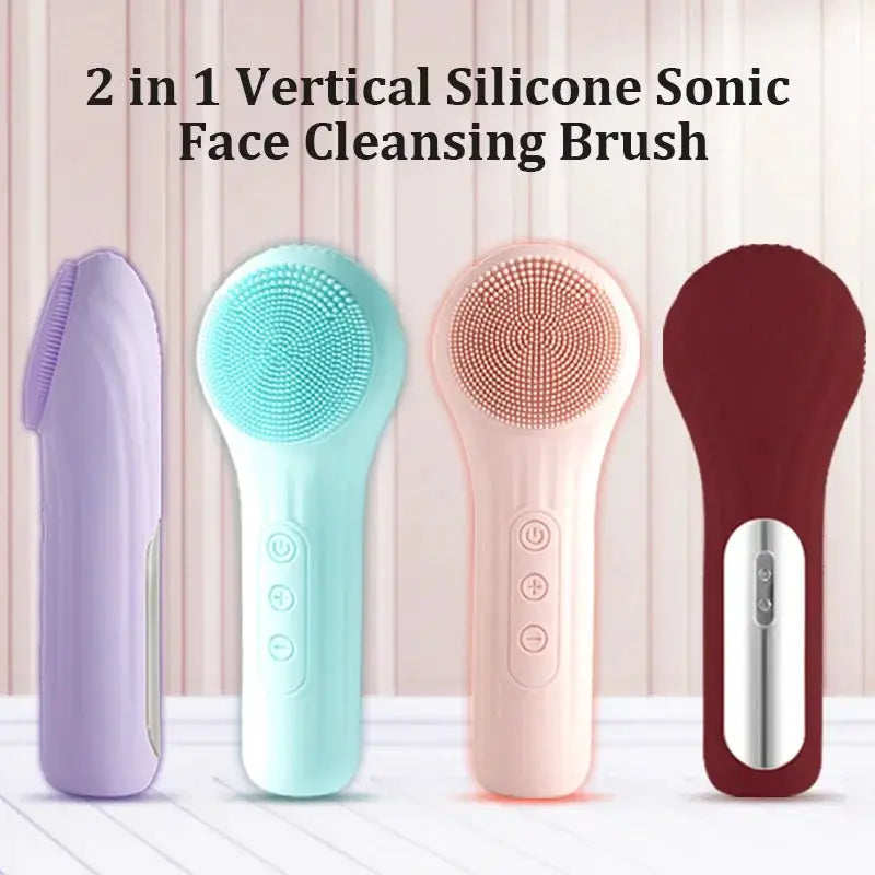 Sonic Waterproof Facial Cleansing Brush For All Skin Types
