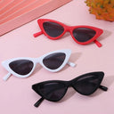 Stylish UV400 Cat Eye Sunglasses for Kids Vintage Frame
