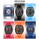 CURREN Chronograph Square Dial Men's Wristwatch Luxury Timepiece