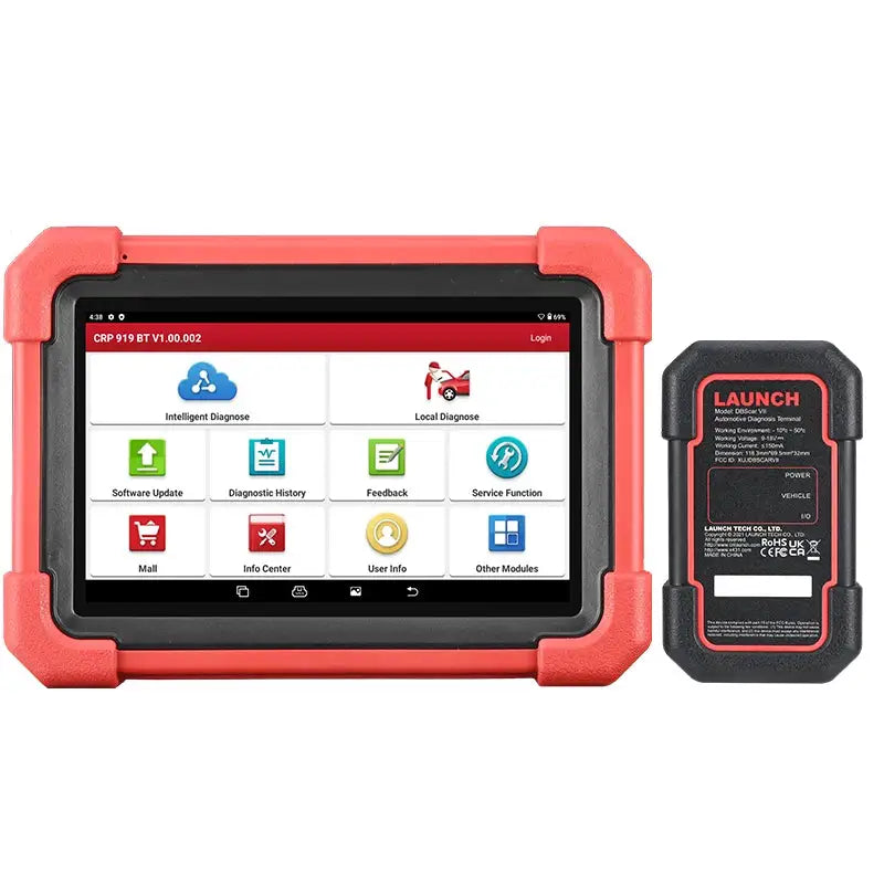 LAUNCH X431 CRP919XBT OBD2 Scanner Automotive Diagnostic Tools Car CANFD DOIP ECU Coding Professional Scan Free Shipping