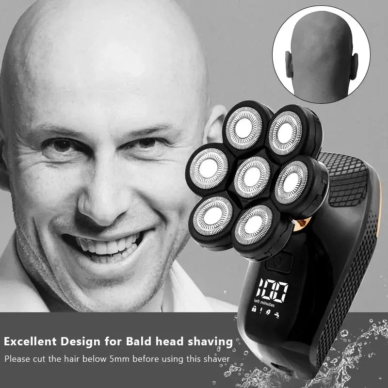 New 7D Men Shaver With Independently Floating Head Razor