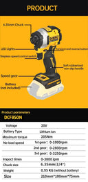 Cordless Impact Driver for Pros Torque