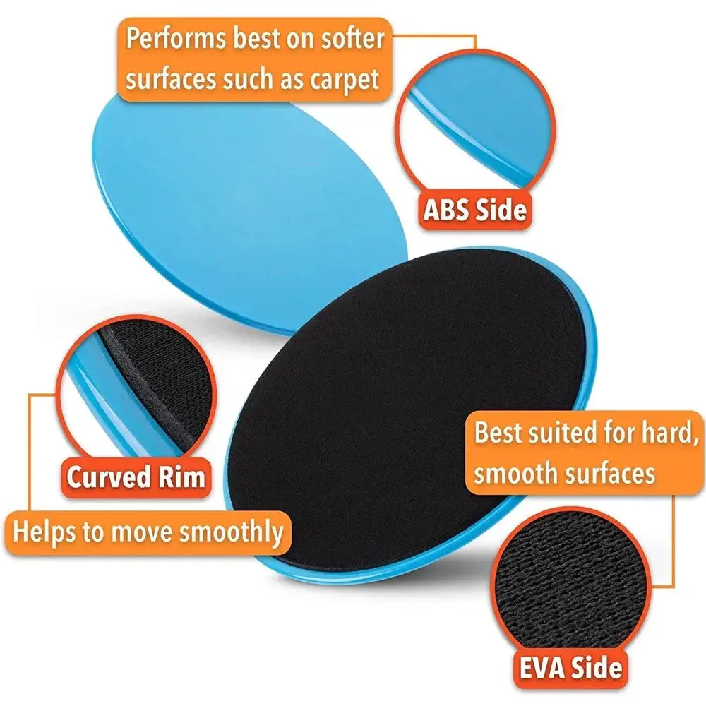 Dual Sided Core Sliders for Abdominal Training Discs - OurLum.com