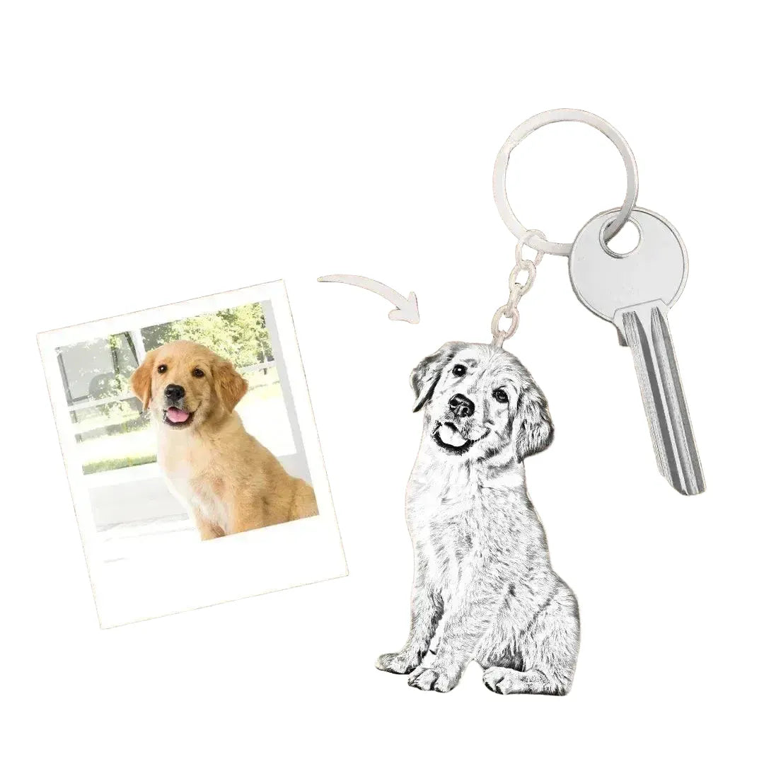 Keepsake Pet Photo Keychain for Memories — product view 1