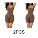 Seamless 2PCS Bodysuit Compression Shapewear for Women