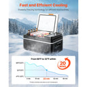 Succebuy Portable Car Cooler Refrigerator Electric Compressor DC
