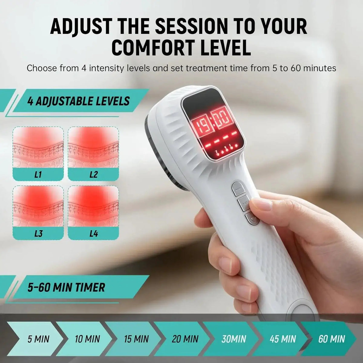 Handheld Red Light Device for Pet Laser Therapy Device — product view 5