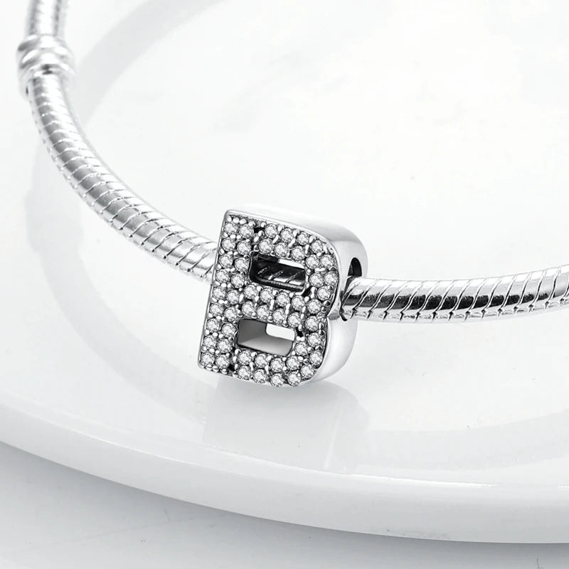A-z Alphabet Letter Charm Bead