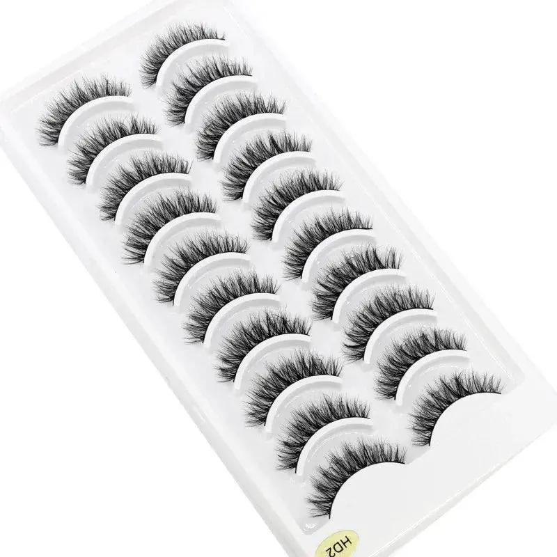 Glamorous Handmade 3D Mink Crisscross Eyelashes 10 Pairs